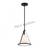 Fulton 9.25'' Black Pendant (2nzmn) By Crystorama