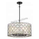 Sheer Elegance - 4 Light Semi Flush/pendant