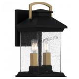 Henderson 2-light Earth Black Outdoor Wall Lantern