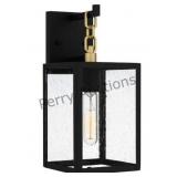 Anchorage 1-light Matte Black Outdoor Wall Lantern