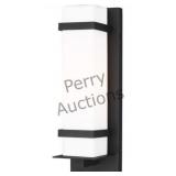 Alban 1 Light 14 Inch Black Outdoor Wall Lantern