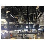 Modern Industrial Linear Island Chandelier