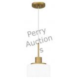 Callahan 1 Light 8 Inch Aged Brass Mini Pendant Ce