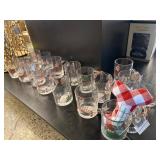 Assorted Lot Of Home Decorative Items, Glass Vases