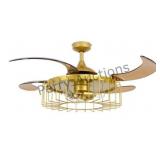 Fanaway Sheridan 48-inch Satin Brass Ac Ceiling Fa