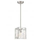 Madison Square 1 Light 7 Inch Satin Platinum Mini