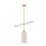 Isla Blanca 1-light Pendant In Warm Brass