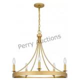 Aspyn 5 Light 26 Inch Light Gold Chandelier Ceilin