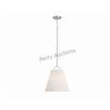 1-light Pendant In Brushed Nickel (8043afc) By San