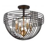 Elk Lighting Creativity Concentric Semi-flush