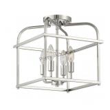 4-light Ceiling Light In Polished Nickel