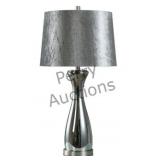 Style Craft L332697 Silver Metal And Glass Table