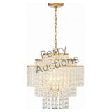 Gabrielle 4 Light 18 Inch Antique Gold Chandelier