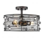 Bijoux Semi-flush In Brushed Etruscan Bronze (alnn