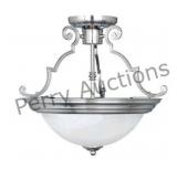Essentials 584x 2 Light 14.75 Inch Wide Semi Flush