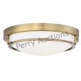 Meridian - M60019nb - 2 Light Flush Mount In Mid-c