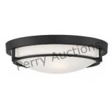 Meridian - M60019mbk - 2 Light Flush Mount In Mid-