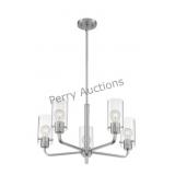 Sommerset - 5 Light Chandelier With Clear Glass