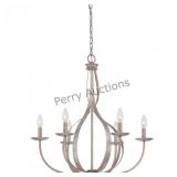 Serenity 6-light Italian Fresco Chandelier