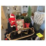 Assorted Lot Of Home Decorative Items Including A