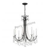 Karrington 26'' Matte Black Chandelier (2nvtl)