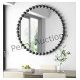 Madison Park Round Mirror, Metal Frame Circle Mirr