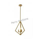 Irina 3 Lights Pendant In Brass (tx190) By Elegan