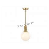 1-light Pendant In Natural Brass (8043afq) By Savb