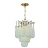 Ollie 14.25'' Aged Brass Chandelier (2p1l1) By Cr