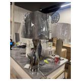 Style Craft Silver Glass Table