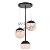 Elegant Lighting Eclipse 3-light Pendant Fixture