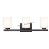 Hartley 3 Light Vanity, Bronze Finish