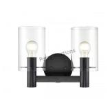 Polla 2-light Vanity Matte Black (68ztl) By Mille