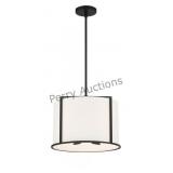 Carlyn 16'' Black Chandelier (2l1x8) By Crystoramk