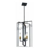Kichler Taubert 3 Light Foyer Pendant In Black (mo