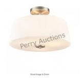 Millennium Lighting Laphia 3-light Semi-flush Moun