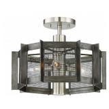 Baxter 16.25' 3-light Semi-flush (efxe) By Designe