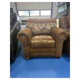 Deer Valley Brown Microfiber Arm Chair With