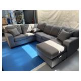 Three-piece Grey Sectional.