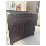 37ï¿½ Espresso Double Doors And Two Doors. Dark
