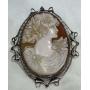 Antique Cameo Brooch 14 kt gold Frame