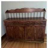 Buffet w/ Spinndel Arm Supported Shelf