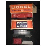 Lionel trains 3 Car Collection