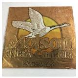 Molson Thatï¿½s Canada Beer Advertising Foil