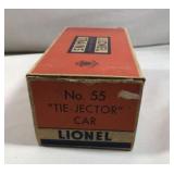 Lionel No. 55 Tie-Jector Car in org box