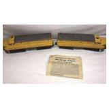 Lionel Twin Diesel Locomotives Union Pacific