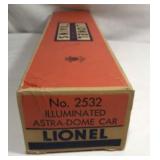 Lionel 2532 Illuminated Astra-Dome Car