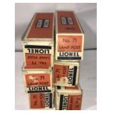 Lionel Lamp Post Collection 6 total