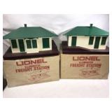 Lionel 256 Illuminated Freight Stations (2)