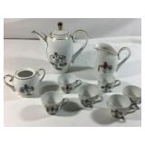 Schmidt Porcelana Tea Set, Made in Brazil